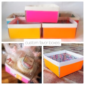 custom made favor boxes