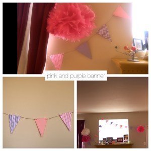 pink and purple banner